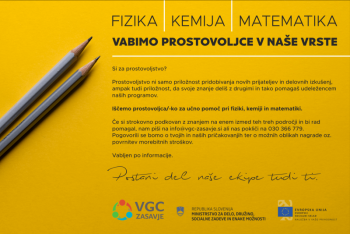 DOBRODOŠEL/-A KOT PROSTOVOLJEC/-KA