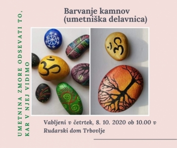 Barvanje kamnov (umetniška delavnica)