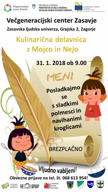 Kulinarična delavnica z Mojco in Nejo
