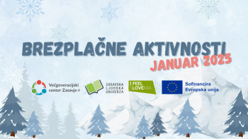 Koledar brezplačnih aktivnosti | januar 2025