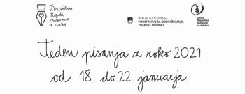 TEDEN PISANJA Z ROKO 2021