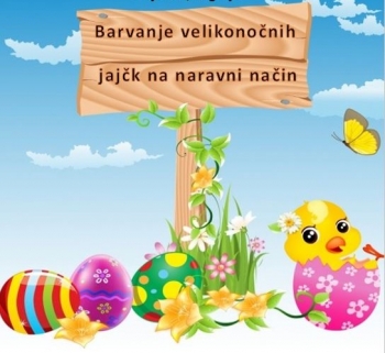 Barvanje velikonočnih jajčk na naraven način