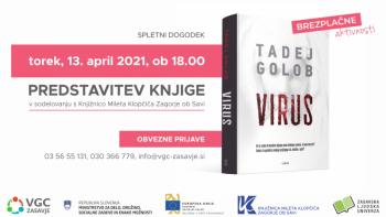 TADEJ GOLOB: VIRUS (PREDSTAVITEV KNJIGE)