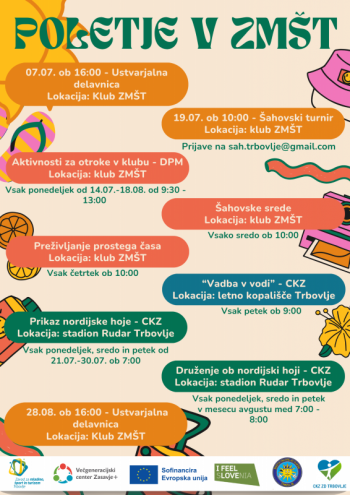 Počitniške aktivnosti v Trbovljah