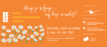TVU 2021: Učenje je življenje – naj krepi in radosti!